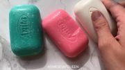 Pink, Green or Blue Hard Soap ASMR